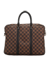 Porte Voyage, &pound;650, Handbags, Brown, Canvas, Back view